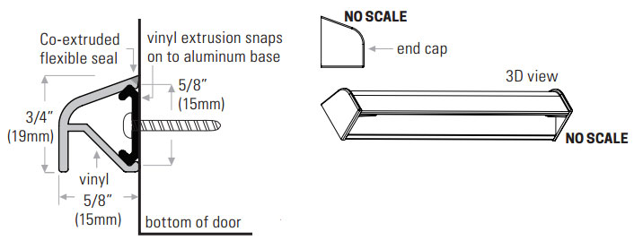 M D Building Products 6197 U Shaped Door Bottom With Drip Cap Dcv 134 36 Inches 36 Bronze Review M D Building Products Door Sweep Vinyl Doors