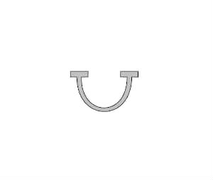 Pemko E1BL 12" Replacement Neoprene - Black