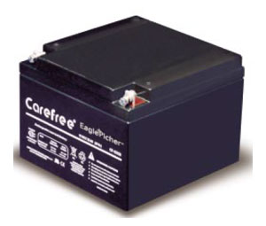 Eagle-Picher CF12V26 Battery for Alarm Panels - 12V, 26 AH