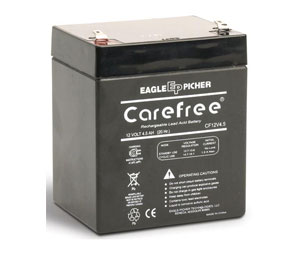 Eagle-Picher CF12V4 Battery for Alarm Panels - 12V, 4.5 AH