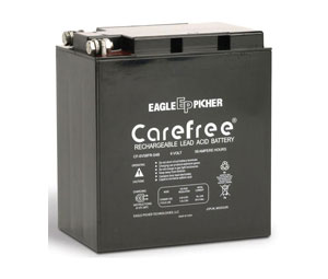 Eagle-Picher CF6V7 Eagle-Picher Carefree Exit and Emergency Light Battery - 6 V, 7 AH