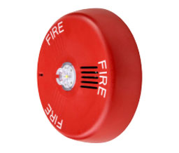 Eaton LSTRCAL Wheelock Exceder LED Strobe - Ceiling Mount - Red