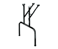 Ebco Tools LG29BL Black Banquet Design Folding Table Legs - 1 Pair Set