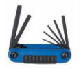 Eklind 269-25171 Eklind® Tool Ergo-Fold Hex Key Sets - Blue Handle Color - 7 per set