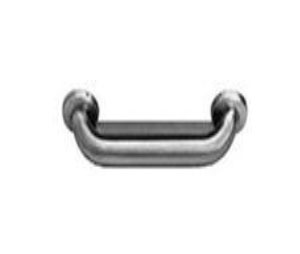 Elcoma 06-5230 1-1/2" Diameter Stainless Steel Prison/Vandal Proof Grab Bar- 30" CTC - Smooth Grip & Exposed Flanges