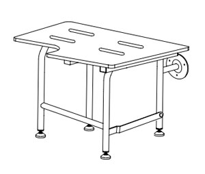 Elcoma 61-PH3201WLEG-ORB 32" x 21" Elite Series Adult Fold Down L-Shaped Shower Seat with Legs - Left Handed - White Phenolic Seat with Oil Rubbed Bronze Legs