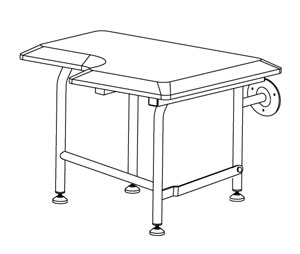Elcoma 61-PO34520WLEG-ORB 34.5" x 21" Elite Series Adult Fold Down L-Shaped Shower Seat with Legs - Left Handed - White HDP Seat with Oil Rubbed Bronze Legs