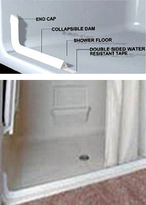 Elcoma ENDCAP90 Pair of 90° End Caps for Collapsible Water Dam