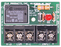 ELK 912B SPDT 12VDC or 24VDC Selectable Relay Modules