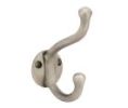 Emtek 2606US15A Traditional Brass Bath Hardware, Robe Hook, 2-5/8" Projection, Pewter