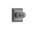 Emtek 2608ACUS10B Traditional Brass Bath Hardware, Single Hook, 3-1/2" Projection, Rosete Arts & Crafts Rectangular, Oil Rubbed Bronze