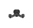 Emtek 2707FB Tuscany Bronze Bath Hardware, Double Hook, 2-1/4" Projection, Flat Black Bronze