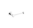 Emtek 2804DISKUS10B Modern Brass Bath Hardware, Paper Holder - Bar Style, 2-7/8" Projection, Rosete Disk, Oil Rubbed Bronze