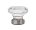 Emtek 86010US10B Crystal, Old Town Cabinet Knob, 1" Diameter, 7/8" Projection, Oil Rubbed Bronze