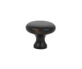 Emtek 86013US10B Traditional, Providence Cabinet Knob, 1" Diameter, 1" Projection, Oil Rubbed Bronze