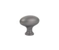 Emtek 86124US15A Traditional, Egg Cabinet Knob, 1-3/4" Dimension, 1-5/8" Projection, Pewter