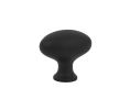Emtek 86124US19 Traditional, Egg Cabinet Knob, 1-3/4" Dimension, 1-5/8" Projection, Flat Black