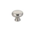 Emtek 86037US15 Arts & Crafts, Round Dimpled Knob, 1-1/4" Diameter, 1-1/4" Projection, Satin Nickel