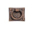 Emtek 86040US10B Arts & Crafts, Hammered Ring Pull, Oil Rubbed Bronze
