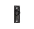 Emtek 86042US10B Arts & Crafts, Hammered Vertical Ring Pull, Oil Rubbed Bronze