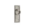 Emtek 86042US15 Arts & Crafts, Hammered Vertical Ring Pull, Satin Nickel
