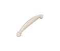 Emtek 86046US15 Arts & Crafts, Hammered Pull, 1" Projection, 3" CTC, Satin Nickel
