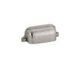 Emtek 86049US15 Arts & Crafts, Hammered Bin Pull, 1" Projection, 3" CTC, Satin Nickel