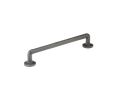 Emtek 86054FB Sandcast Bronze Rod Pull, 1-1/4" Projection, 3" CTC, Flat Black Bronze