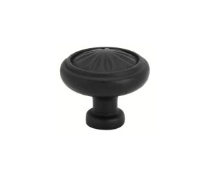 Emtek 86091FB Tuscany Bronze Round Knob, 1" Diameter, 1" Projection, Flat Black Bronze
