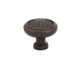Emtek 86091MB Tuscany Bronze Round Knob, 1" Diameter, 1" Projection, Medium Bronze