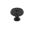 Emtek 86095FB Tuscany Bronze Petal Knob, 1" Diameter, 1" Projection, Flat Black Bronze