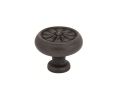 Emtek 86095MB Tuscany Bronze Petal Knob, 1" Diameter, 1" Projection, Medium Bronze