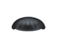 Emtek 86099FB Tuscany Bronze Bin Pull, 1" Projection, 3" CTC, Flat Black Bronze