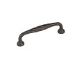 Emtek 86103FB Tuscany Bronze Twist Fixed Pull, 1-1/4" Projection, 3" CTC, Flat Black Bronze