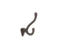Emtek 86106MB Sandcast Bronze Bath Hardware, Robe Hook, 2-1/2" Projection, Medium Bronze