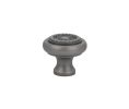 Emtek 86112US15A Traditional, Rope Knob, 1" Diameter, 1" Projection, Pewter