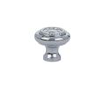 Emtek 86112US26 Traditional, Rope Knob, 1" Diameter, 1" Projection, Polished Chrome
