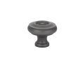 Emtek 86201US15A Traditional, Waverly Knob, 1-3/4" Diameter, 1-1/2" Projection, Pewter