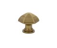 Emtek 86119US7 Traditional, Hex Cabinet Knob, 1-1/8" Diameter, 1" Projection, French Antique