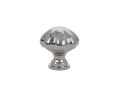 Emtek 86121US14 Traditional, Melon Cabinet Knob, 1" Diameter, 1" Projection, Polished Nickel