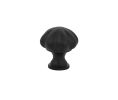 Emtek 86122US19 Traditional, Melon Cabinet Knob, 1-1/4" Diameter, 1-1/4" Projection, Flat Black