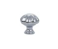 Emtek 86121US26 Traditional, Melon Cabinet Knob, 1" Diameter, 1" Projection, Polished Chrome