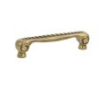 Emtek 86125US7 Traditional, Rope Pull, 1-1/4" Projection, 3" CTC, French Antique