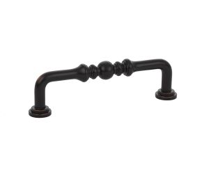 Emtek 86128US10B Traditional, Spindle Pull, 1-1/4" Projection, 3" CTC, Oil Rubbed Bronze