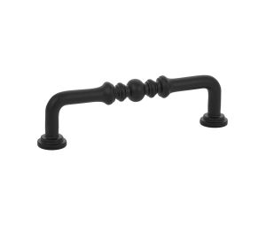 Emtek 86248US19 Traditional, Spindle Pull, 1-1/4" Projection, 6" CTC, Flat Black