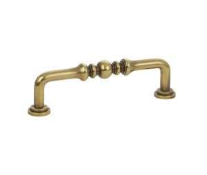 Emtek 86128US7 Traditional, Spindle Pull, 1-1/4" Projection, 3" CTC, French Antique