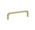 Emtek 86131US3NL Traditional, Wire Pull, 1-1/4" Projection, 3" CTC, Unlacquered Brass