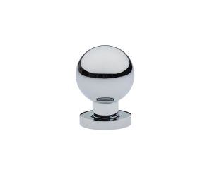 Emtek 86152US26 Contemporary, Globe Knob, 1-1/8" Diameter, 1-1/2" Projection, Polished Chrome