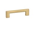 Emtek 86274US3NL Contemporary, Trail Pull, 1-3/8" Projection, 16" CTC, Unlacquered Brass