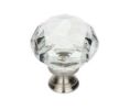 Emtek 86209US10B Crystal, Diamond Wardrobe Knob, 1-3/4" Diameter, 2" Projection, Oil Rubbed Bronze